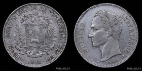 Venezuela. 2 Bolivares 1911. KMY23