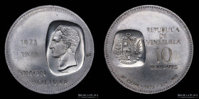 Venezuela. 10 Bolivares 1973. KMY45