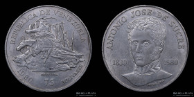Venezuela. 75 Bolivares 1980. Sucre. Y55