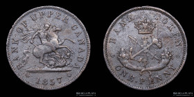 Canada. Upper Canada 1 Penny Token 1857. KMTn3