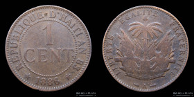 Haiti. 1 Cent 1886 A. KM48