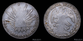 Mexico. 8 Reales 1862 Zs VL. KM377.13