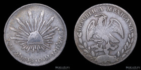 Mexico. 4 Reales 1849 Zs OM. KM375.9