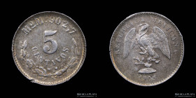 Mexico. 5 Centavos 1905 Mo M. KM400.2