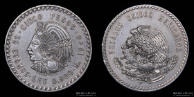 Mexico. 5 Pesos 1948. Cuauhtemoc. KM465