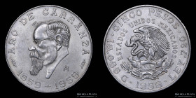Mexico. 5 Pesos 1959. Carranza. KM471