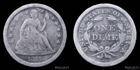 USA. Dime 1841. Seated Liberty. KM62