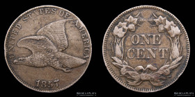 USA. 1 Cent 1857. Flying Eagle. KM85