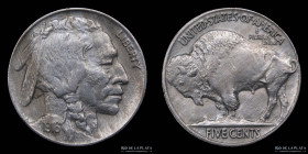 USA. Nickel 1916. Buffalo. Error Rotada. KM133