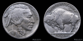 USA. Nickel 1923 S. Buffalo. KM134