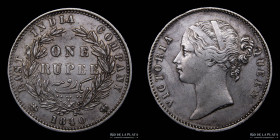 India Britanica. 1 Rupee 1840. KM457.2