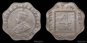 India Britanica. 4 Annas 1920. KM519