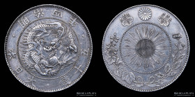 Japon. 50 Sen 1871. KMY4a