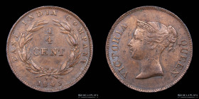 Malasia Britanica. 1/4 Cent 1845 Victoria. KM1