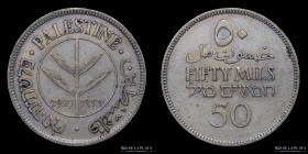 Palestina Britanica. 50 Mills 1927. KM6