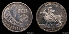 Europa. 1 Ecu 1989. España. XM 23