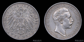 Prusia. Wilhelm II. 2 Mark 1896 A. KM522