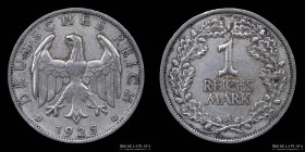 Alemania. Weimar. 1 Mark 1925 A. KM42