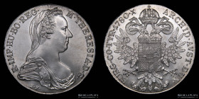 Austria. Maria Theresa. 1 Thaler 1780 SF. Restrike. KMT1