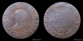 España. Fernando VII. 12 Dineros 1812. Mallorca