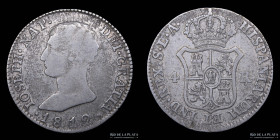 España. Joseph Napoleon. 4 Reales 1812. KM540