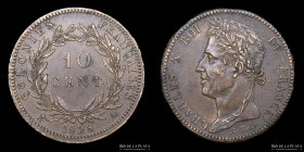 French Colonies. Carlos X. 10 Centimes 1828A. KM11