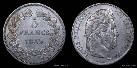 Francia. Louis Philippe I. 5 Francs 1835 W. KM749.13