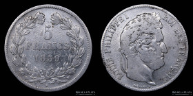Francia. Louis Philippe I. 5 Francs 1839 W. KM749.13