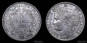 Francia. 5 Francs 1851 A. KM761.1