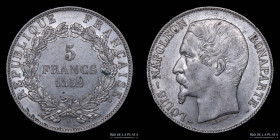 Francia. Napoleon III. 5 Francs 1852 A. KM773