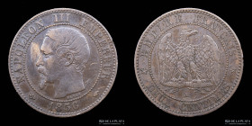 Francia. Napoleon III. 2 Centimes 1856 A. KM776