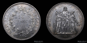 Francia. 10 Francs 1967. KM932