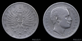 Italia. V. Emanuele III. 1 Lira 1906 R. KM32