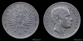 Italia. V. Emanuele III. 1 Lira 1907 R. KM32