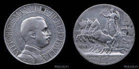 Italia. V. Emanuele III. 1 Lira 1913 R. KM45
