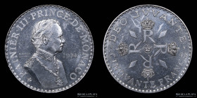 Monaco. Rainiero III. 50 Francs 1974. Aniversario KME66