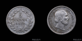 Paises Bajos. 5 Cents 1859. KM91