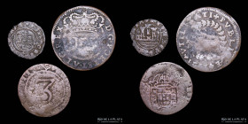 Portugal. Lote x3. Alfonso V, Juan IV y Juan V