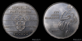 Portugal. 200 Escudos 1992. Olympic Barcelona. KM662