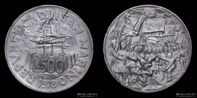 San Marino. 500 Lire 1978. KM84