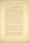 Report to the Royal Society