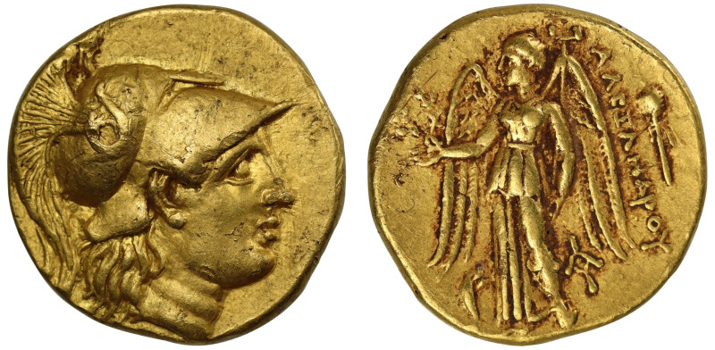 Kings of Macedon, Alexander the Great (336-323 BC), gold Stater, early posthumou...