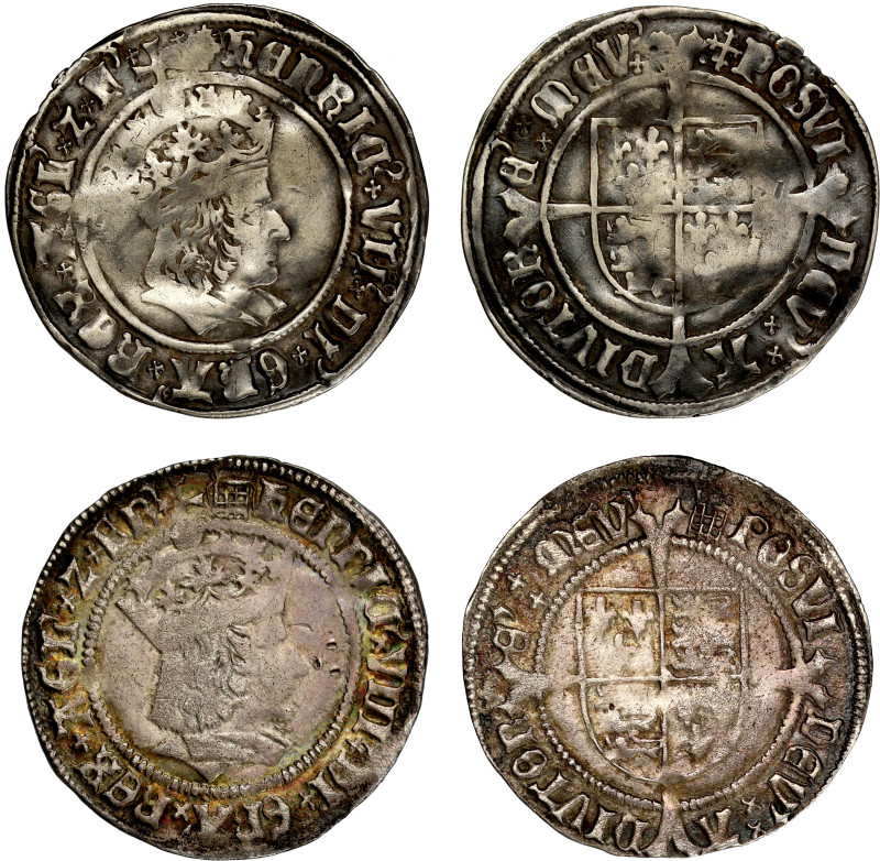 Henry VII (1485-1509), silver Groat, regular Profile Issue, crowned bust in prof...