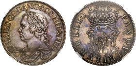 XF45 | Oliver Cromwell 1658/7 silver Crown