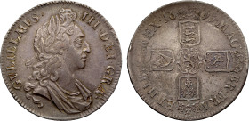 XF40 | William III 1695 SEPTIMO silver Crown