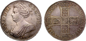 AU55 | Anne 1703 VIGO silver Crown