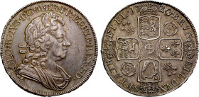 AU53 | George I 1720/18 'Roses and Plumes' silver Crown