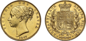 MS61 | Victoria 1847 gold Sovereign