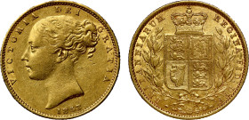 Victoria 1853 gold Sovereign