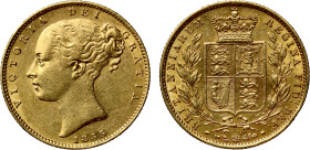 Victoria 1855 gold Sovereign